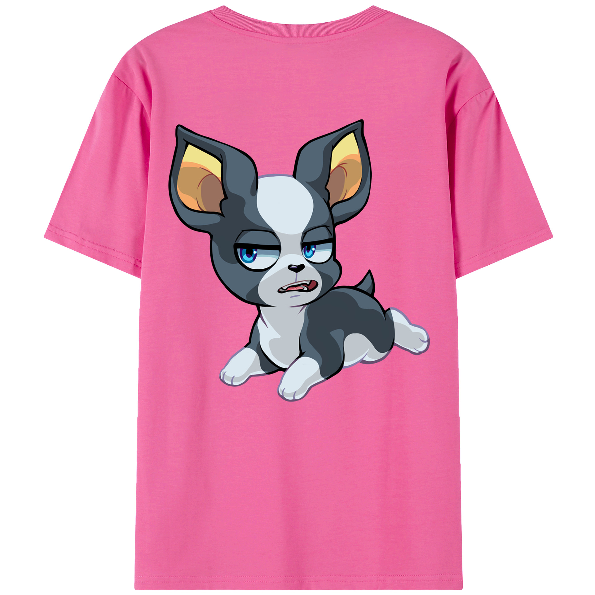 （画像用） ジョジョの奇妙な冒険 イギー JoJo's Bizarre Adventure Iggy レディース半袖Tシャツ(バックプリント)